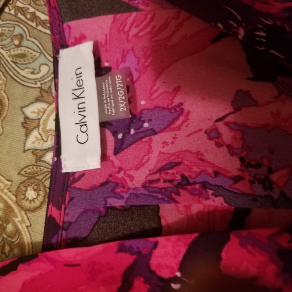 Calvin Klein Blouse 2x - Picture 4 of 5